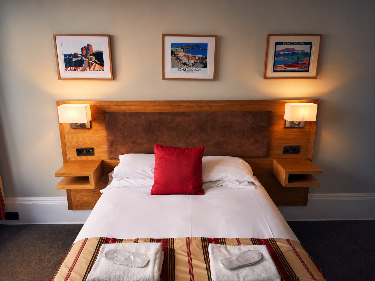 Comfortable bedroom at the Red Lea Hotel