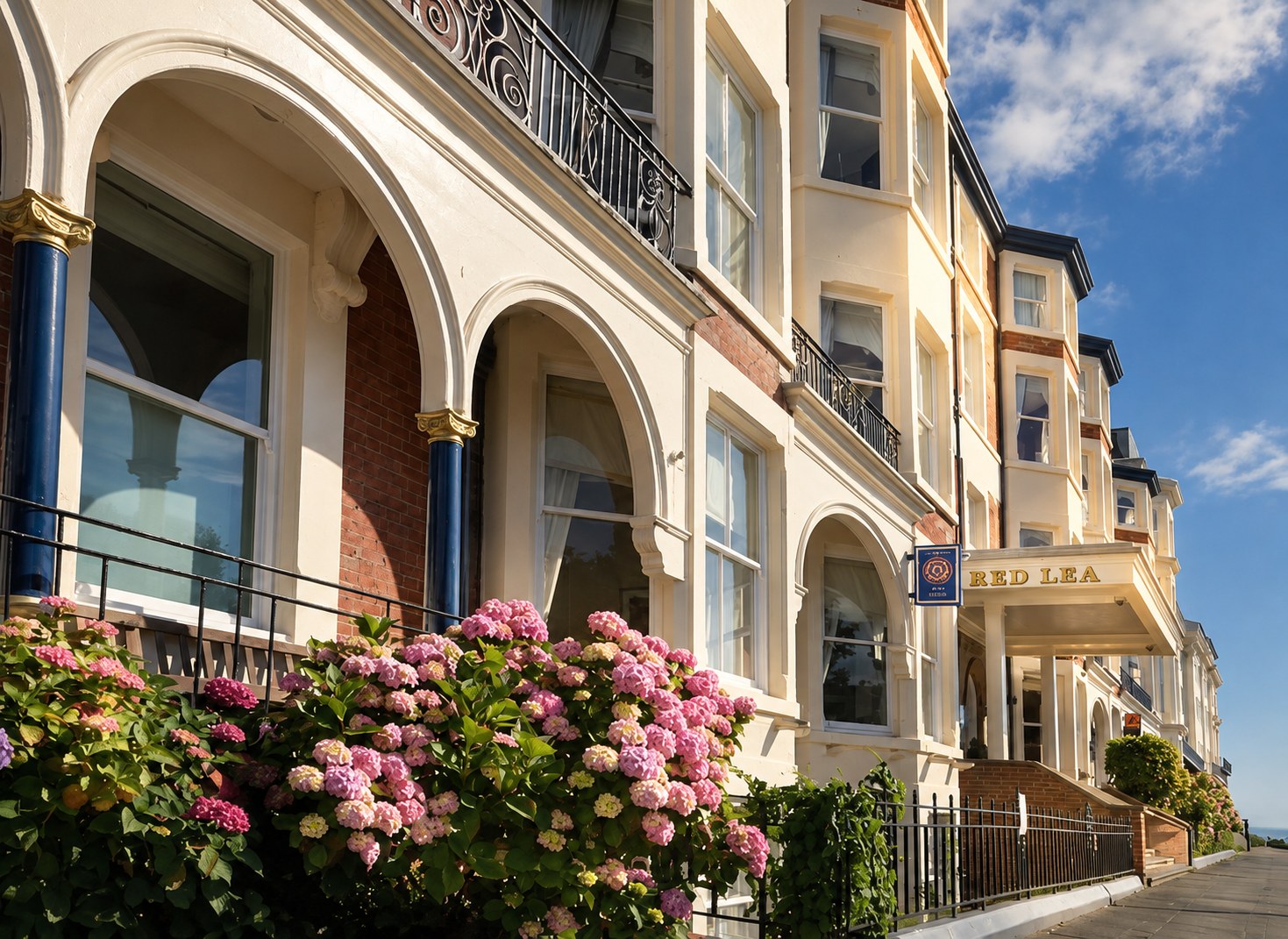 Red Lea Hotel — Victorian seafront facade, Scarborough