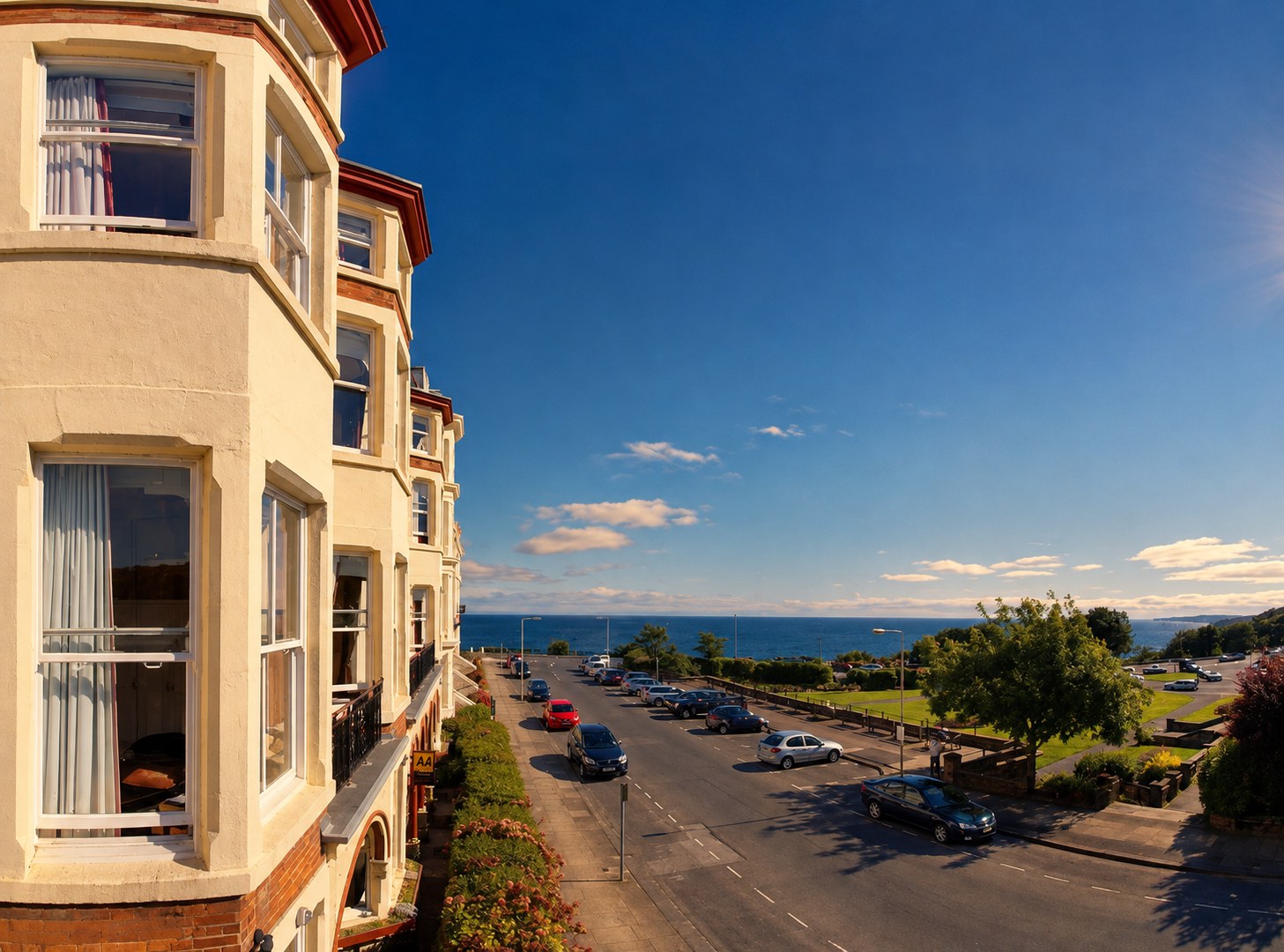 Sea view from the Red Lea Hotel, Scarborough