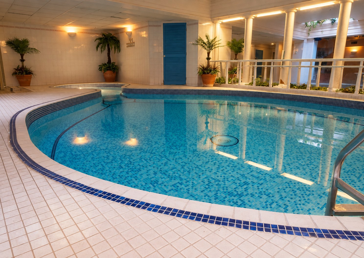 Heated indoor pool at the Red Lea Hotel